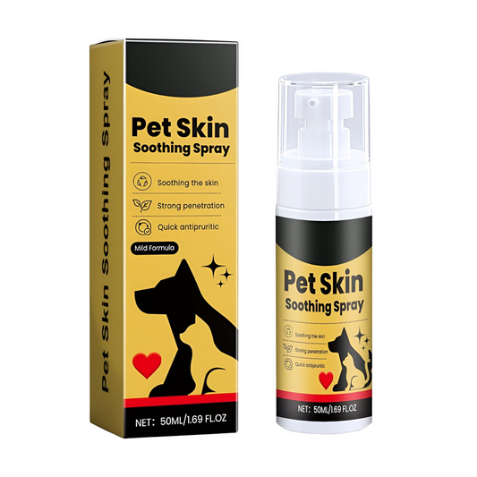 Vet backed skin relief spray